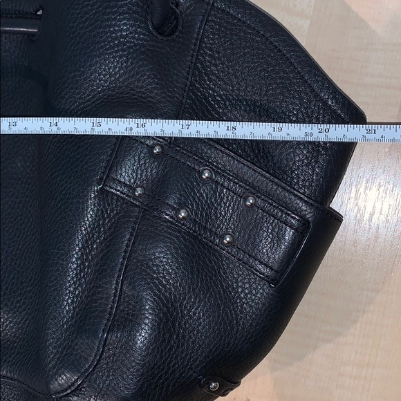 COLE HAAN 100% leather large bucket shoulder bag - Picture 10 of 12